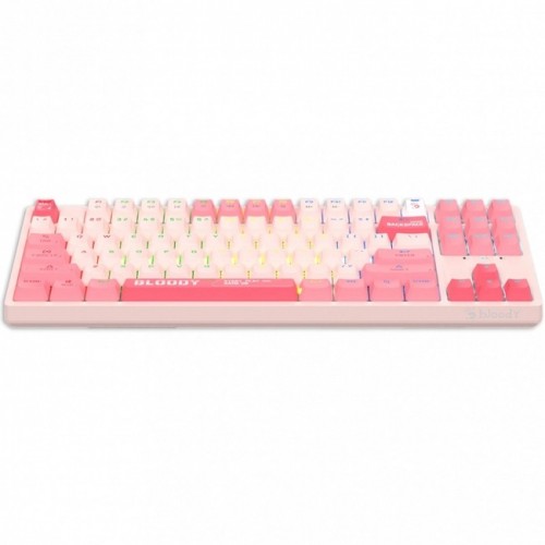 Клавиатура игровая Bloody S87 PINK