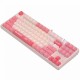 Клавиатура игровая Bloody S87 PINK