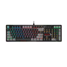 Клавиатура игровая Bloody B808N <FRGB-LED, USB, мех клавиатура переключателями>