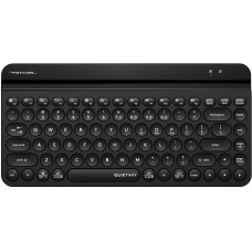 Клавиатура беспроводная A4tech Fstyler FBK30-Black <USB 2,4GHz, BT, BAT AAA, BLACK>