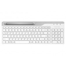 Клавиатура беспроводная A4tech Fstyler FBK25 White Fstyler <USB 2,4GHz, BT, BAT AAA, WHITE>