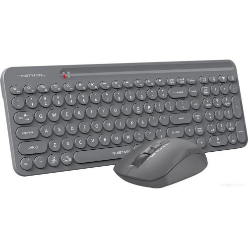 Клавиатура+мышь беспроводная A4tech Fstyler FG3300 Air Grey