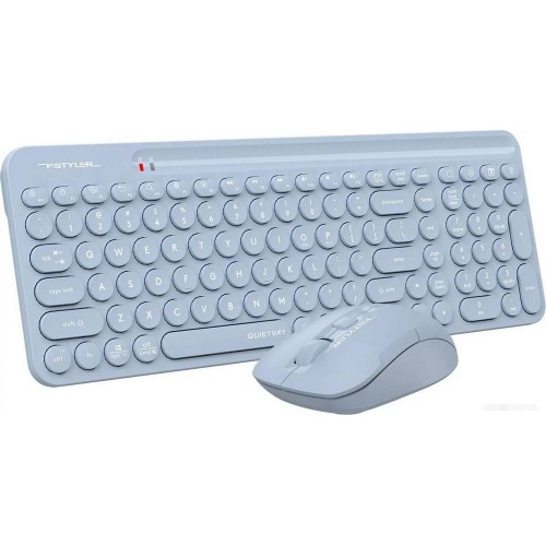 Клавиатура+мышь беспроводная A4tech Fstyler FG3300 Air Blue