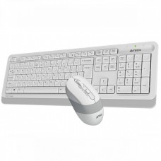 Клавиатура+мышь беспроводная A4tech Fstyler FG1010S-White USB
