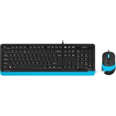 Клавиатура+мышь A4tech Fstyler F1010-BLUE Fstyler USB