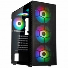 Корпус ПК без БП Kolink Observatory HF Mesh ARGB Midi Tower Case - Black