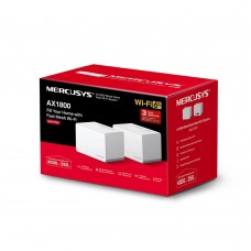 Домашняя Mesh Wi-Fi система GbE AX1800 Mercusys Halo H70X(2-pack) Wi-Fi 6