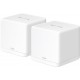 Домашняя Mesh Wi-Fi система GbE AX1500 Mercusys Halo H60X(2-pack) Wi-Fi 6