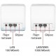 Домашняя Mesh Wi-Fi система GbE AC1200 Mercusys Halo H32G(2-pack)