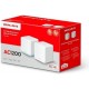 Домашняя Mesh Wi-Fi система GbE AC1200 Mercusys Halo H32G(2-pack)