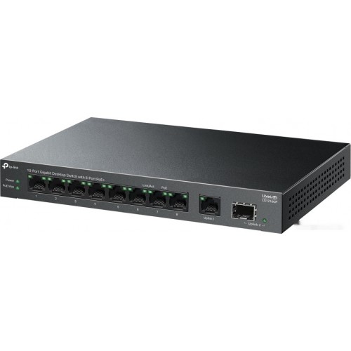 Коммутатор PoE+ GbE 10-портовый Tp-Link LS1210GP