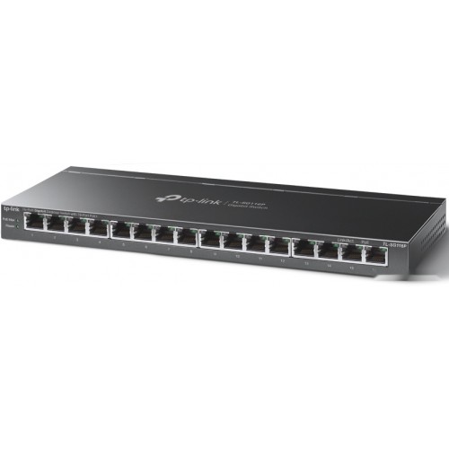 Коммутатор PoE+ 16-портовый Tp-Link TL-SG116P