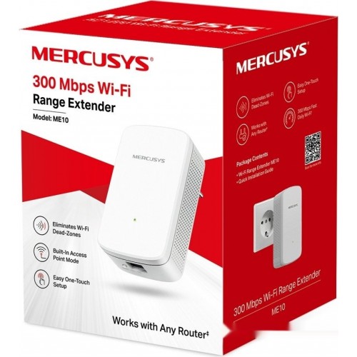 Повторитель беспроводной 300M Mercusys ME10