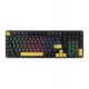 Клавиатура USB, Attack Shark X98, Черный, KeyBoard Linear Strawberry switch, 102 keys, 2,4/BT/cable, star black