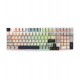 Клавиатура USB, Attack Shark X98, Белый, KeyBoard Linear Strawberry switch, 102 keys, 2,4/BT/cable, Starlight white