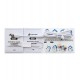 Клавиатура USB, Attack Shark X98, Белый, KeyBoard Linear Strawberry switch, 102 keys, 2,4/BT/cable, Starlight white