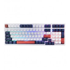 Клавиатура USB, Attack Shark K98, белый, KeyBoard Banana switch, 100 keys, 2,4/BT/cable, Navy