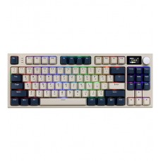 Клавиатура USB, Attack Shark K86, сииний, KeyBoard Linear Blue Whale switch, 86 keys, 2,4/BT/cable, Blue