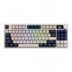 Клавиатура USB, Attack Shark K86, сииний, KeyBoard Linear Blue Whale switch, 86 keys, 2,4/BT/cable, Blue