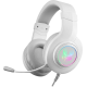 Наушники-гарнитура игровые Defender Ghost LED белый