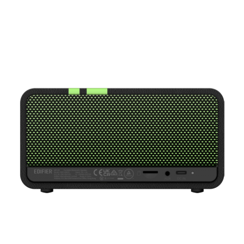 Колонка портативная Bluetooth Edifier MP230 Green Black<RMS 10+10Вт, Bluetooth, TF, AUX, USB-C>