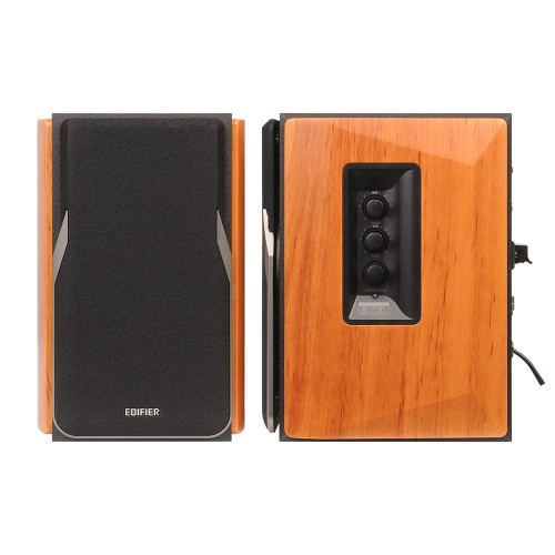 Акустическая система Bluetooth Edifier R1380DB Brown <2.0, RMS 42Вт, 55Гц-20кГц, BT, Line in, Пульт>