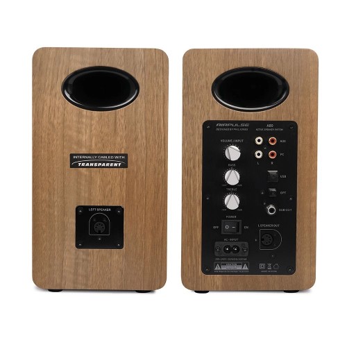 Акустическая система Bluetooth Edifier A80 Walnut <2.0, RMS 100Вт, 52Гц-40кГц, BT, Пульт>