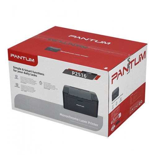 Лазерный принтер Pantum P2516, Laser printer A4, 600 dpi, 32MB, 22ppm, USB