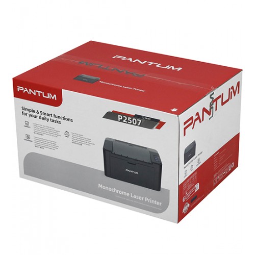 Лазерный принтер Pantum P2507, Laser printer A4, 1200 dpi, 128MB, 22ppm, USB