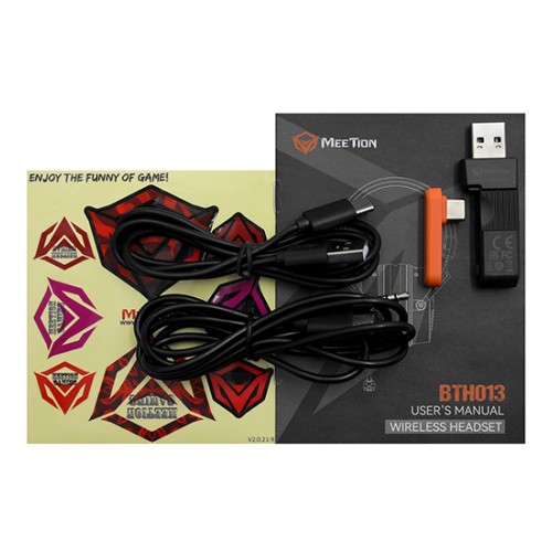Беспроводная стереогарнитура MeeTion BTH013 Черный, Bluetooth garnitura BT/wireless, 20-20000Hz, 118dB, Black