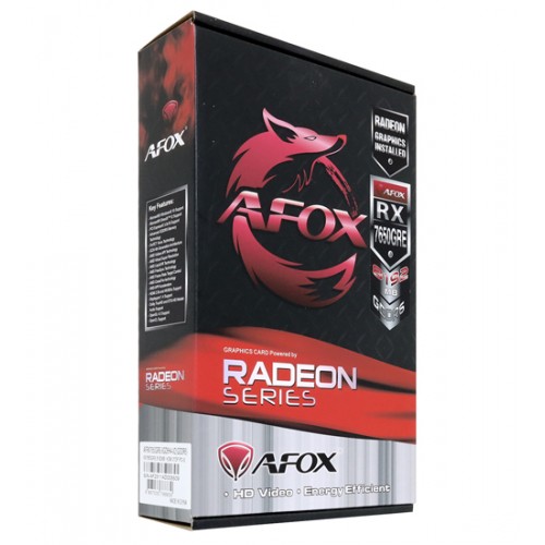Видеокарта Afox RX 7650 [AFRX7650GRE-8GD6H4-V2], 8 GB, GPU AMD, HDMI/3DP, GDDR6/128bit, [AFRX7650GRE-8GD6H4-V2]