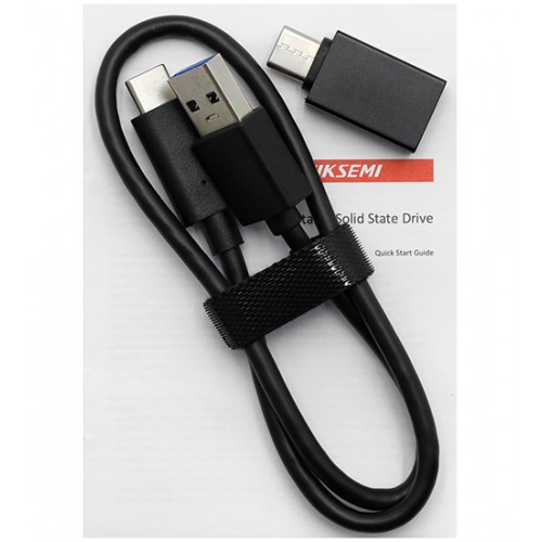 Внешний твердотельный накопитель HIKSEMI, HS-ESSD-T200 1024G, 1TB, black, SSD USB 1 TB N USB 3.2