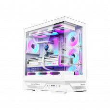 Компьютерный корпус Huntkey GX760A Fortune White без Б/П