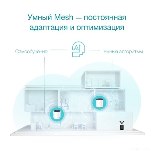 Домашняя Mesh Wi-Fi система GbE AX3000 Tp-Link Deco X55(3-pack) Wi-Fi 6