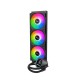 Кулер с водяным охлаждением Huntkey GX360R Blaktip Shark