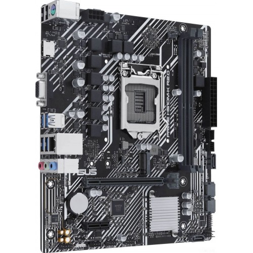 Материнская плата ASUS PRIME H510M-K R2.0 LGA1200 2xDDR4 4xSATA3 1xM.2 D-Sub HDMI mATX