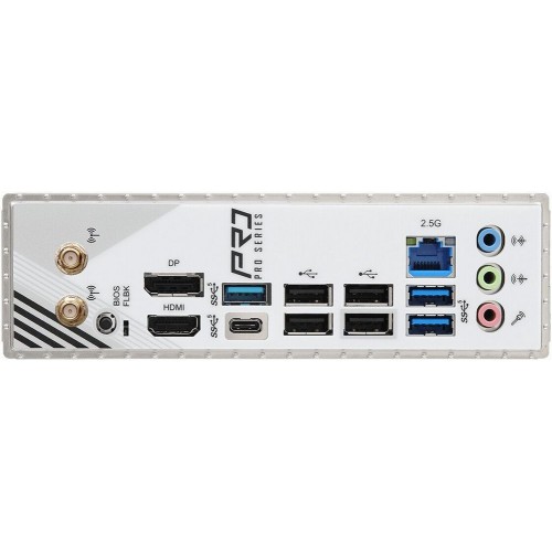 Материнская плата ASRock A620AM PRO RS WIFI AM5 4xDDR5 2xSATA3 RAID 3xM.2 Type-C HDMI DP WiFi6E mATX