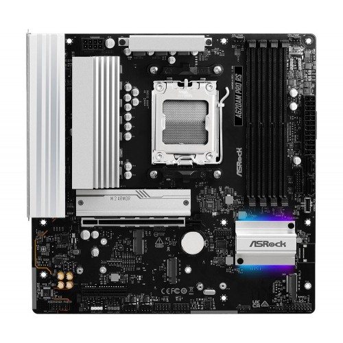 Материнская плата ASRock A620AM PRO RS AM5 4xDDR5 2xSATA3 RAID 3xM.2 Type-C HDMI DP mATX