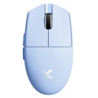 Мышь MCHOSE G3 V2, Белый, Mouse HW-G3V2-6, 2.4/BT/USB-C, 1000Hz, PAW 3395, 100 Million Clicks, 800mAh, Blue