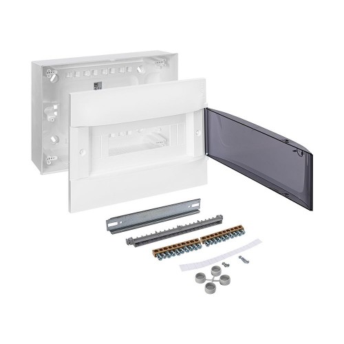 Щит навесной Legrand Practibox S 1х12 IP40 Дымчатая дверь