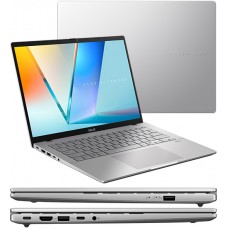 Ультрабук ASUS VivoBook S14 M3407HA-LY175W (90NB16E2-M00CB0), NB Ryzen 7 260-3.8/512GB SSD/16GB/14" WUXGA/WIN11
