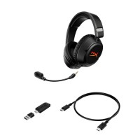 Наушники-гарнитура игровые беспроводные HyperX B5VC4AA Cloud Flight 2 черный