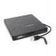 Внешний оптический привод Gembird DVD-USB-04, Черный, Ext DVD&plusmn;R/RW/-RAM,&plusmn;R9, CD-R/RW, USB3.0, SD/mSD, black, box
