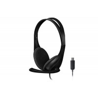 Наушники+микрофон A4tech HU-9 <USB, 20Hz-20KHz, 32ohm, 100Db, 180cm>