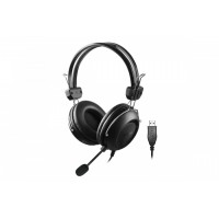 Наушники+микрофон A4tech HU-35 <USB, 20Hz-20kHz, 32 Om, 102dB, 2m>