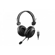 Наушники+микрофон A4tech HU-35 <USB, 20Hz-20kHz, 32 Om, 102dB, 2m>