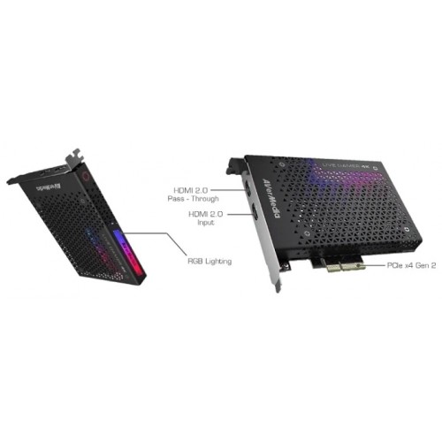 Карта видеозахвата Live Gamer 4K GC573, PCIe x4