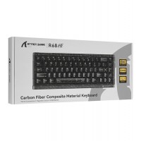 Клавиатура USB, Attack Shark R68 HE Black, KeyBoard mechanical, USB-C