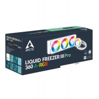 Водяное охлаждение процессора Artic Liquid Freezer III 360 A-RGB White, Water Cooler Arctic PRO for S1851/1700/AMD
