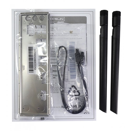 Материнская плата MaxSun Challenger B650M WIFI ICE, MB Socket AM5, MATX, AMD B650 (VGA+HDMI) 2DDR5, PCIx16, PCIx1